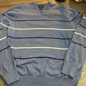 Light Blue Striped Brooks Brothers Sweater